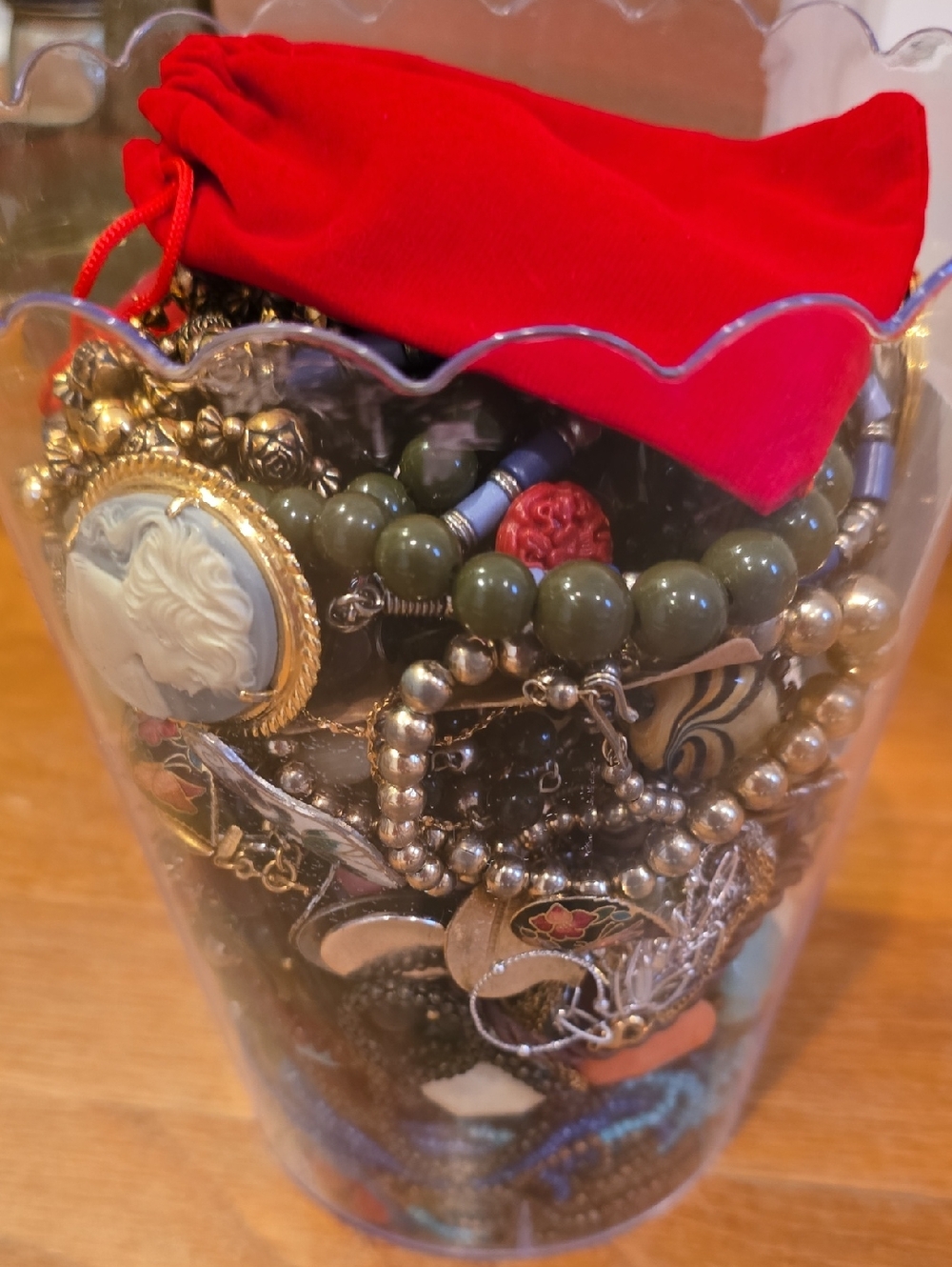 Mystery Jewelry Jar Over 4 Pounds